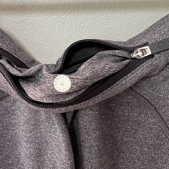 Lululemon Speed Up Tight in Heathered Black - Picture 14 of 16